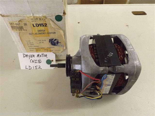 Emerson Whirlpool Dryer LD152 Dryer Motor NEW IN BOX Emerson Whirlpool Dryer LD152 Dryer Motor NEW IN BOX